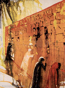 Splendid Salvador Dali Signed Ltd Ed Wailing Wall W/coa