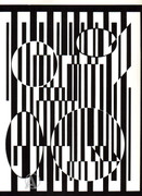 Victor Vasarely Modern Art Vintage 1970s Eames Era Nr '