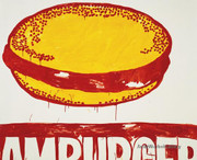 Andy Warhol  Bold Hamburger   c. 1986
