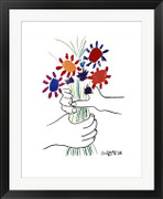 Bouquet with Hands - Pablo Picasso