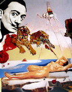 Extraordinary Steve Kaufman Homage To Dali