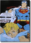 Beautiful Steve Kaufman Original One Of A Kind Superheroes
