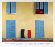 Excellent David Hockney Two Deck Chairs