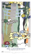 Dynamic Lichtenstein Water Lilies with Japanese Bridge