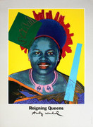 Splendid Warhol Queen Ntombi Twala Of Swaziland from Reigning Queens
