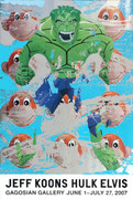 Stunning Koons Hulk Elvis Monkey Train (Blue)