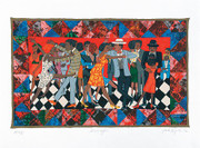 Faith Ringgold Groovin' High Signed serigraph ed. 425 Limited Edition Art Print 