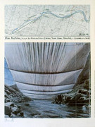 Christo Arkansas River from Above SIGNED