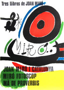 Miro Tres libres de Joan Miro Barcelona