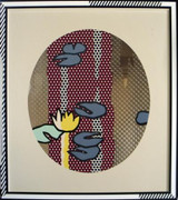 Roy Lichtenstein Water Lilies-Blue Lily Pads SIGNED