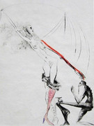 Extraordinary The Violet Boot, 1968 Ltd Ed Etching, Salvador Dali