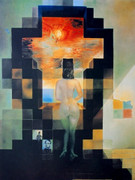 Extraordinary Lincoln in Dalivision, Ltd Ed Giclee, Salvador Dali - LARGE!