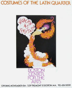 Fab! Latin Quarter, 1978 Exhibition Poster, Erte - Signed! 