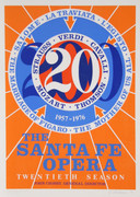 Dynamic Robert Indiana, The Santa Fe Opera, 1976