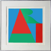 Beautiful Robert Indiana, ART from the On the Bowery portfolio, 1969
