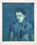 Pablo Picasso Estate Collection Buste de Femme Hand Signed with COA