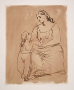 Fab! Pablo Picasso Estate Collection Maternité Hand Signed with COA