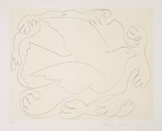 Fab! Pablo Picasso Estate Collection Etudes De Mains Et Colombe Hand Signed with COA