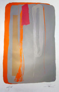 Beautiful Untitled 6 Serigraph, Larry Zox - Signed