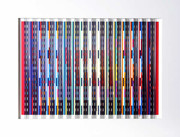 Great Midnight Blue Prismagraph,Yaacov Agam - Signed