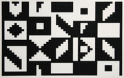 Colors of Love (from the Black & White Series) Serigraph, Yaacov Agam - Signed