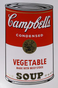 Andy Warhol Campbell Soup Can (Vegetable) Sunday B Morning Silkscreen Print 