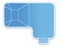 True L Vinyl Swimming Pool Liner