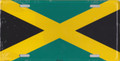Black, Green & Gold : Jamaica License Plate