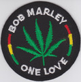 Bob Marley One Love...Embroidered Patch