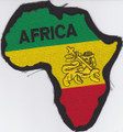 Embroidered Patch...Africa Map