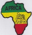 Embroidered Patch...Africa Map (Small)