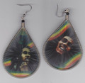 Bob Marley Earring (Small) - Black, Red, Green and Gold