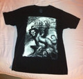 Serious Lion On Black - T Shirt