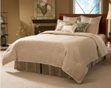 Elite Allentown 14 Piece Super Pack|Leggett & Platt Home Textiles, Elite, King, Comforter: 100% Cotton Front, 50% Cotton/50% Polyester Back; Sham: 100% Cotton; Bedskirt: 100% Cotton Drop & 100% Polyester Platform; Euros: 60% Cotton/ 40% Viscore; Accents: 100% Polyester w/ Cotton Fill, 30 Day Warranty against Manufacturer Defects