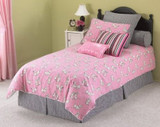 Cozy Kids Cleo 4 pc Ensemble|Leggett & Platt Home Textiles, Cozy Kids, Full, 100% Cotton, 30 Day Warranty against Manufacturer Defects