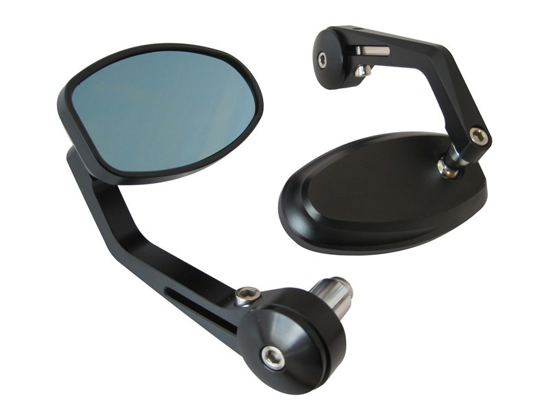 Bar End Mirrors CNC Machined Aluminium Fits 99 of Motorbikes