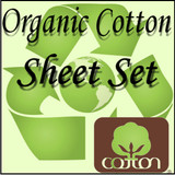 London Bridge Linens Organic Cotton T-300 Conventional Sheet Set|london bridge linens, t300, organic cotton, conventional, sheet sets