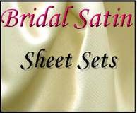 London Bridge Linens Bridal Satin Conventional Sheet Set|london bridge linens, bridal satin, conventional, sheet sets