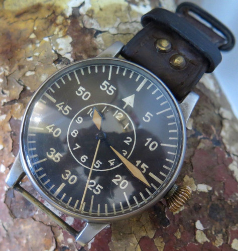 1943 A. Lange & Söhne B-Uhr world war II Luftwaffe pilot / aviator watch FL23883