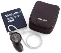 Welch Allyn platinum DS58 hand aneroid sphygmomanometer adult cuff with nylon zipper case