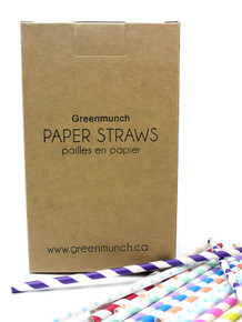Bulk Jumbo Paper Straws - Carton (1200 Straws)