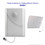 Wilson 304451 Ceiling Mount Panel Antenna 700-2700 MHz 50 Ohms Multi Band, with label