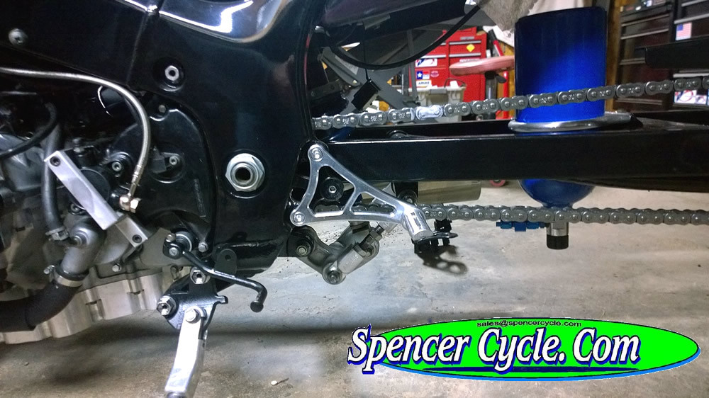 GSXR1300 HAYABUSA GRUDGE RACING REAR SETS Psychobike