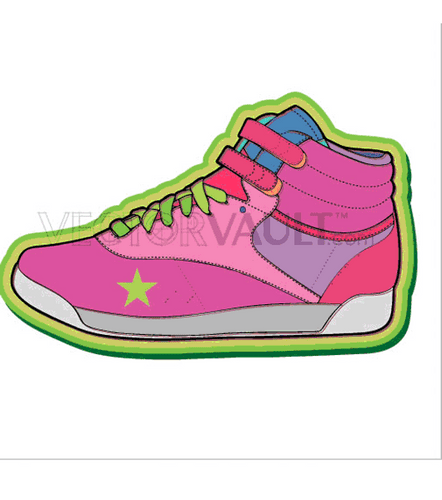 clipart running shoes - photo #48