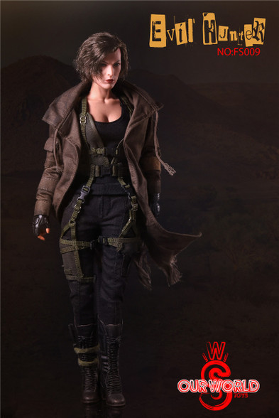 The Evil Hunter 4.0 1/6フィギュア バイオハザード アリス SW Ourworld FS009 1/6 Scale Evil Hunter Alice Figure - Pre Order