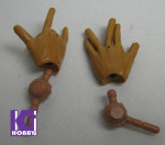 1 pair of 1/6 Bendable Finger Hand
