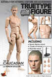 Hot Toys TTM18  1/6 scale True Type Nude Figure-Caucasian Narrow Shoulder