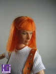 Custom Made 1/6 girl figure set -Milla Jovovich as Leeloo in The Fifth Element
