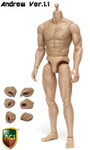 ACI 1/6 Nude Muscular Action figure Body Andrew Ver. 1.1 Scar Version
