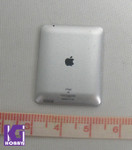 1/6 scale tablet computer iPad-Silver Color